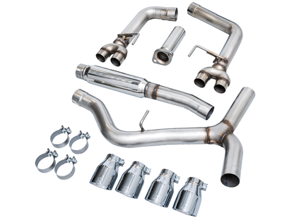 AWE Tuning Track Edition Exhaust with Chrome Silver Tips - 2022-2024 Subaru WRX (VB) - STREETUNED