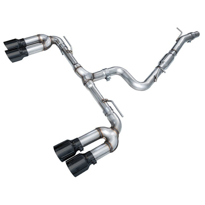 AWE Tuning 2022-2024 Audi 8Y S3 Track Edition Exhaust  - Diamond Black Tips - STREETUNED