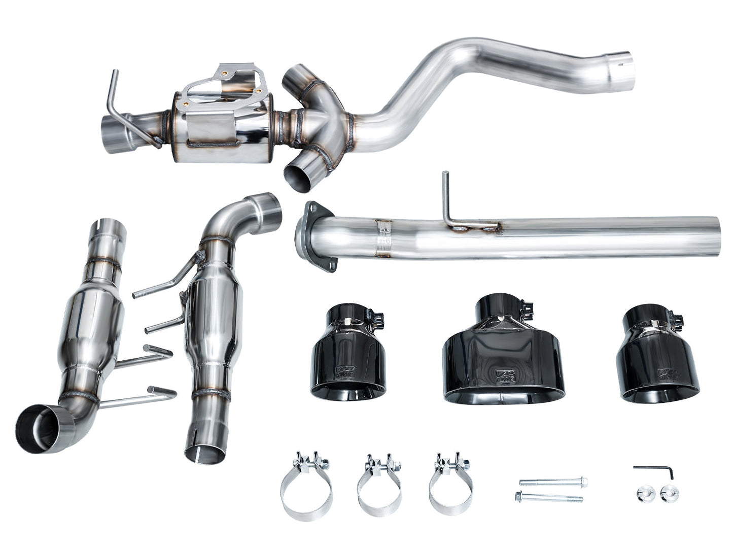 AWE Tuning Track Edition Exhaust with Diamond Black Tips - 2023-2024 Toyota GR Corolla - STREETUNED