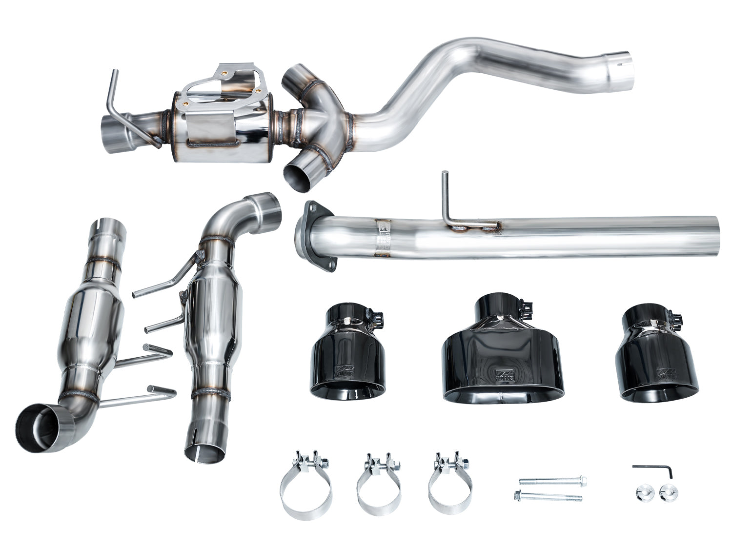 AWE Tuning Track Edition Exhaust with Diamond Black Tips - 2023-2024 Toyota GR Corolla - STREETUNED