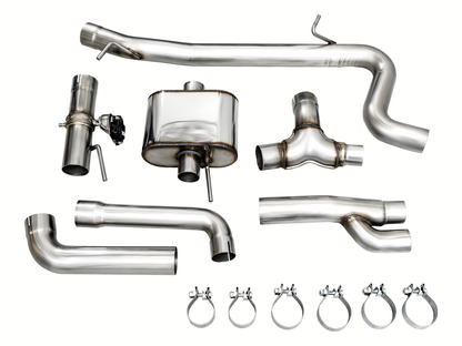 AWE Tuning SwitchPath CatBack Exhaust (No Tips) - 2022-2023 Audi 8Y RS3 - STREETUNED