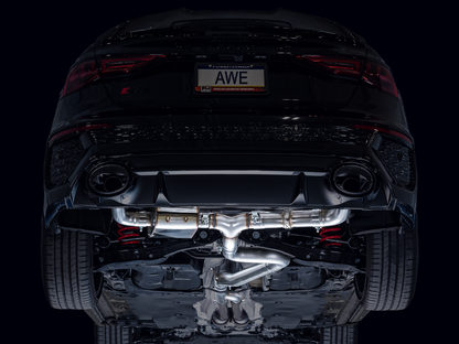 AWE Tuning SwitchPath CatBack Exhaust (No Tips) - 2022-2023 Audi 8Y RS3 - STREETUNED