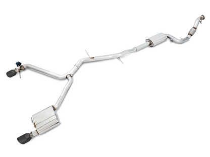AWE Tuning SwitchPath Exhaust Dual Outlet With Diamond Black Tips (Includes DP and Remote) - 2018-2019 Audi B9 A5 - STREETUNED