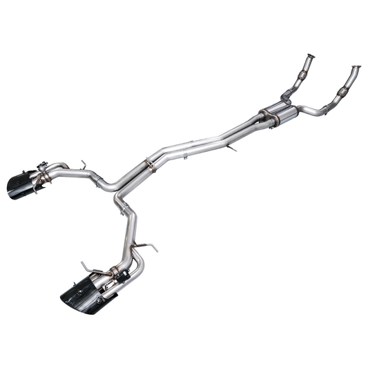 AWE Tuning 2021-2023 Audi C8 RS6/RS7 SwitchPath Cat-back Exhaust - Diamond Black Tips - STREETUNED