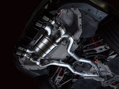 AWE Tuning SwitchPath Catback Exhaust with Diamond Black Tips - 2021-2024 BMW G80 M3/G82 M4 - STREETUNED