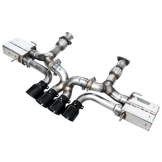 AWE Tuning SwitchPath Catback Exhaust with Diamond Black Tips- 2023-2024 Chevrolet Corvette Z06 (C8) - STREETUNED