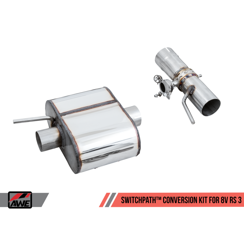 AWE Tuning 18-19 Audi TT RS Coupe 8S/MK3 2.5L Turbo SwitchPath Exhaust Conversion Kit - STREETUNED