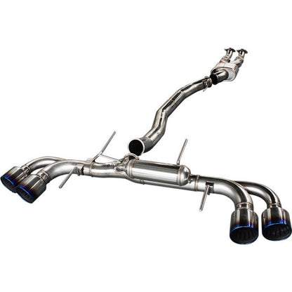 HKS Racing Muffler Exhaust w/ Silencer - 2009-2018 Nissan R35 GT-R