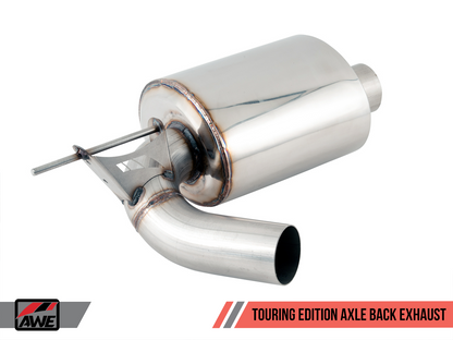AWE Tuning Touring Edition Axle-Back Exhaust With Chrome Silver Tips (90mm) - 2016-2020 BMW F30 340i/440i - STREETUNED
