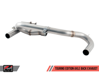 AWE Tuning Touring Edition Axle-Back Exhaust With Chrome Silver Tips (90mm) - 2016-2020 BMW F30 340i/440i - STREETUNED