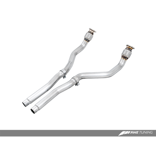 AWE Tuning Audi B8 3.0T Non-Resonated Downpipes for S4 / S5 - STREETUNED