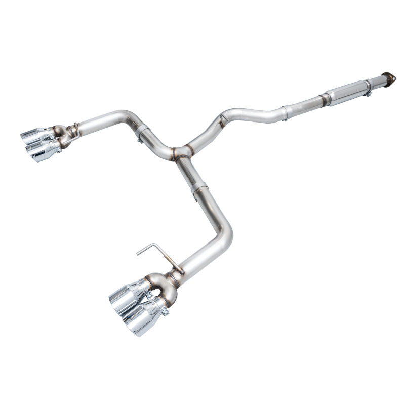 AWE Tuning Track Edition Exhaust with Chrome Silver Tips - 2022-2024 Subaru WRX (VB) - STREETUNED