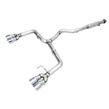 AWE Tuning Track Edition Exhaust with Chrome Silver Tips - 2022-2024 Subaru WRX (VB) - STREETUNED
