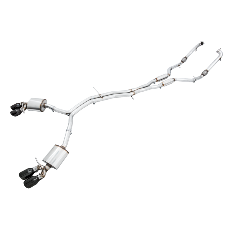 AWE Tuning Audi B9 S5 3.0T Touring Edition Exhaust - Diamond Black Tips (90mm) - STREETUNED