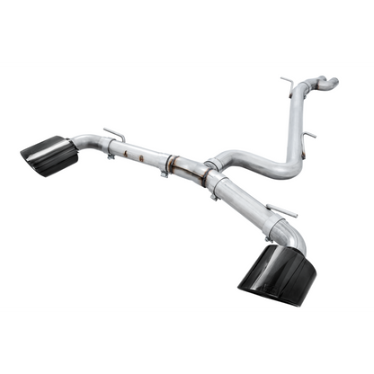 AWE Tuning 17-19 Audi RS3 8V Track Edition Exhaust - Diamond Black Tips RS-Style Tips - STREETUNED