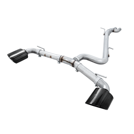 AWE Tuning 17-19 Audi RS3 8V Track Edition Exhaust - Diamond Black Tips RS-Style Tips - STREETUNED