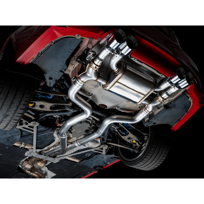AWE Tuning SwitchPath Catback Exhaust With Chrome Silver Tips For BMW 2015-2020 F8X M3/M4 - STREETUNED
