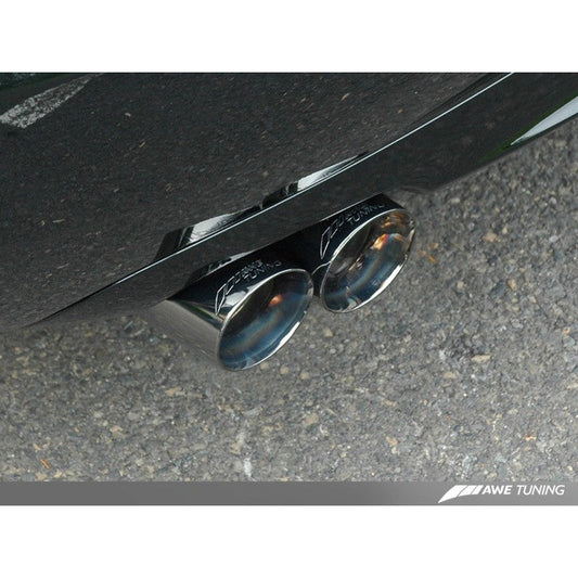 AWE Tuning Audi B7 S4 Track Edition Exhaust - Diamond Black Tips - STREETUNED