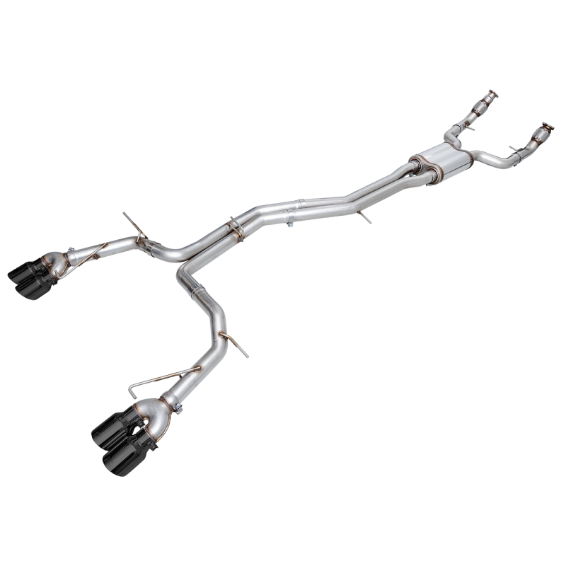 AWE Tuning 19-23 Audi C8 S6/S7 2.9T V6 AWD Track Edition Exhaust - Diamond Black Tips - STREETUNED
