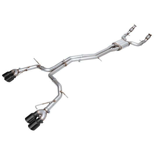AWE Tuning 19-23 Audi C8 S6/S7 2.9T V6 AWD Track Edition Exhaust - Diamond Black Tips - STREETUNED