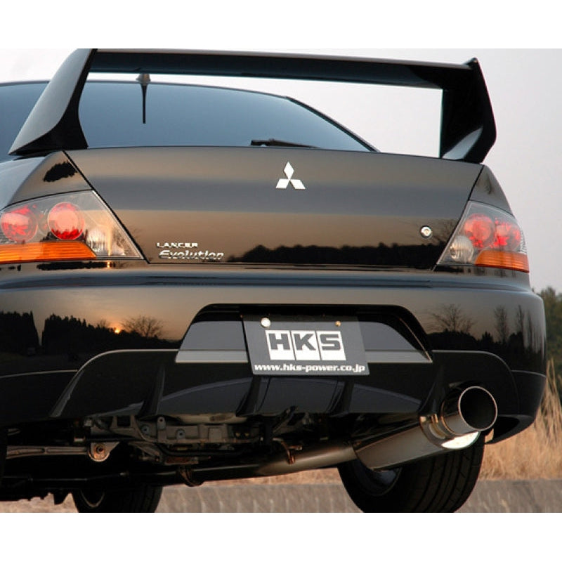 HKS Silent Hi-Power Exhaust - 2005-2007 Mitsubishi Evolution 9