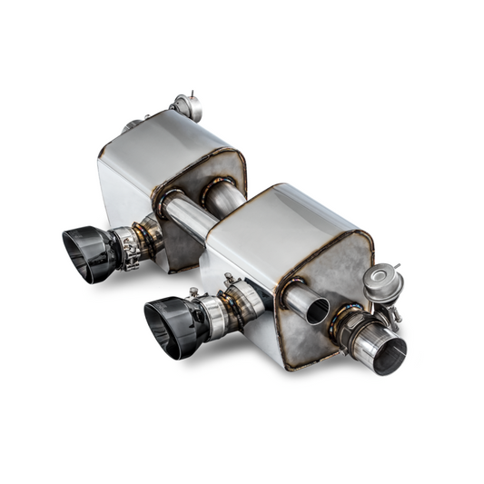 AWE Tuning SwitchPath Exhaust for PSE Cars with Diamond Black Tips - 2017-2019 Porsche 911 (991.2) Carrera/S - STREETUNED