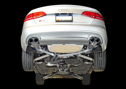 AWE Tuning Touring Edition Exhaust With Chrome Silver Tips (90mm) - 2013-2015 Audi B8 / B8.5 S4 3.0T - STREETUNED