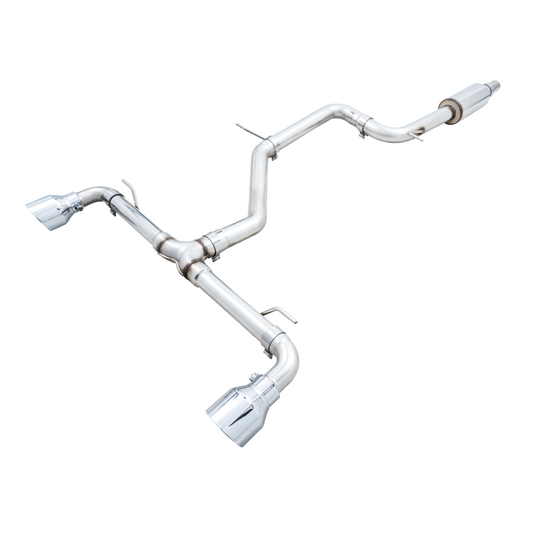 AWE Tuning Track Edition Exhaust with Chrome Silver Tips - 2022-2024 Volkswagen MK8 GTI - STREETUNED