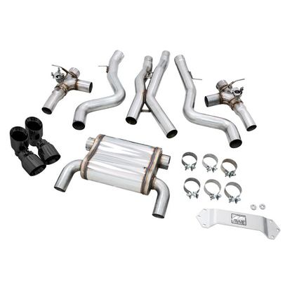 AWE Tuning SwitchPath Catback Exhaust With Diamond Black Tips - BMW 2015-2020 F8X M3/M4 - STREETUNED