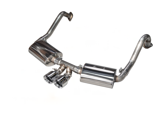 AWE Tuning Performance Exhaust System - w/Chrome Silver Tips - 2013-2016 Porsche 981 Cayman/Boxster - STREETUNED