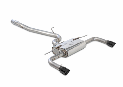AWE Tuning Touring Edition Exhaust With Dual Outlet Diamond Black Tips (90mm) - 2015-2020 Audi 8V A3 - STREETUNED