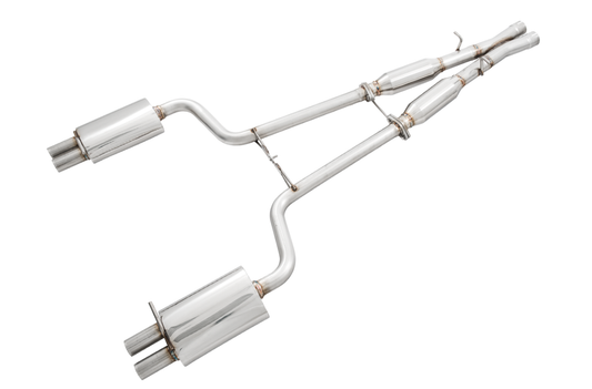 AWE Tuning Touring Edition Exhaust With Polished Silver Tips - 2006-2008 Audi B7 S4 - STREETUNED