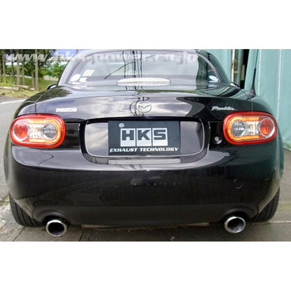HKS Legamax Premium Exhaust System - 2005-2015 Mazda Roadster