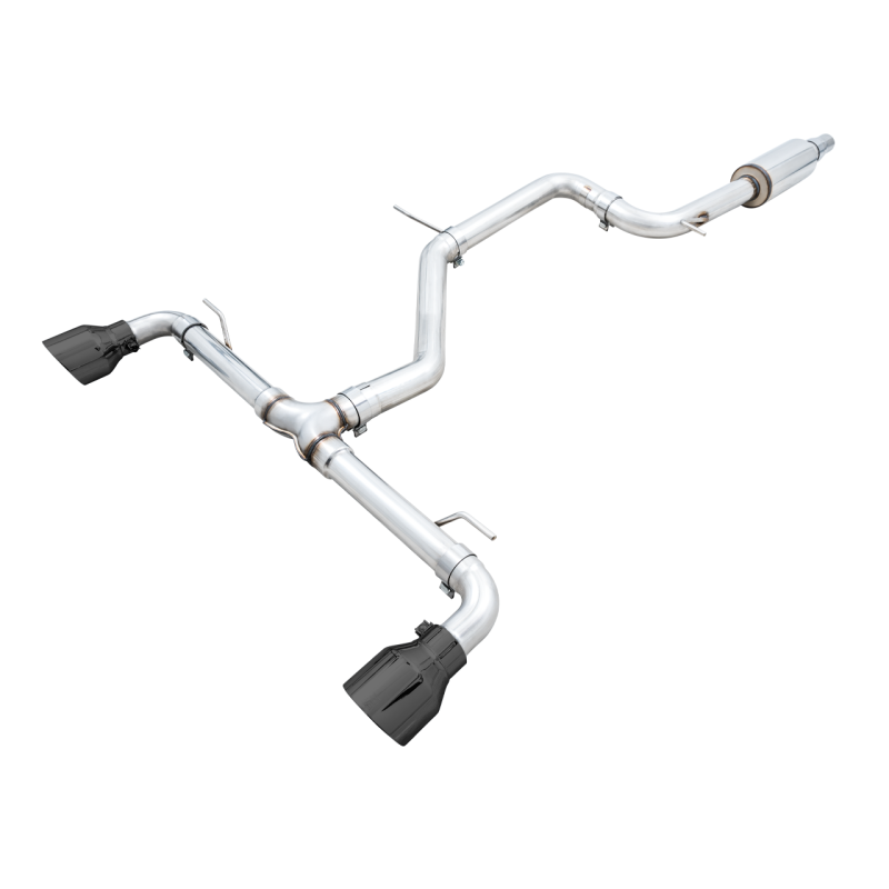 AWE Tuning Track Edition Exhaust with Diamond Black Tips - 2022-2024 Volkswagen MK8 GTI - STREETUNED