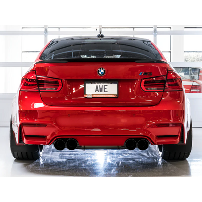 AWE Tuning SwitchPath Catback Exhaust With Diamond Black Tips - BMW 2015-2020 F8X M3/M4 - STREETUNED