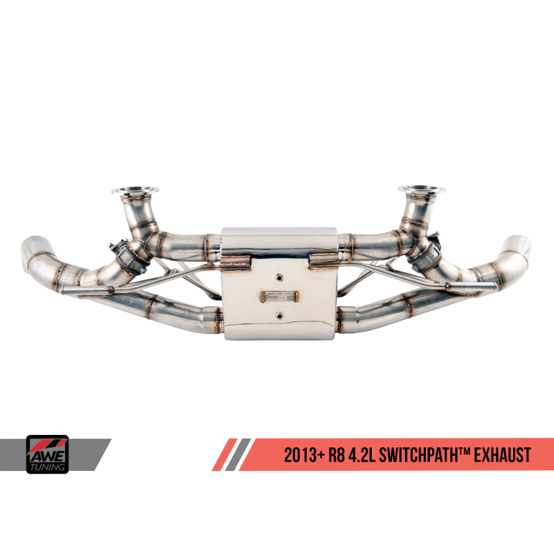 AWE Tuning Audi R8 4.2L Spyder SwitchPath Exhaust (2014+) - STREETUNED