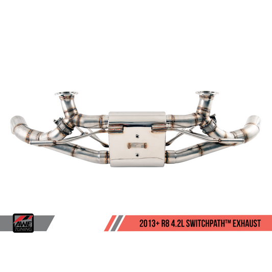 AWE Tuning Audi R8 4.2L Spyder SwitchPath Exhaust (2014+) - STREETUNED