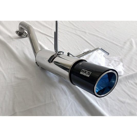 HKS Hi-Power Muffler w/ Carbon Tips - 2015-2020 Honda Fit