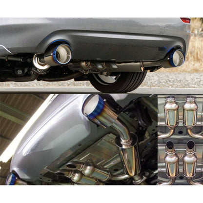 HKS Hi-Power Titanium Tip Catback Exhaust - 2014-2018 Infiniti Q50