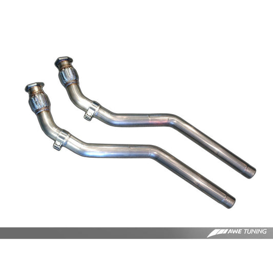 AWE Tuning Audi B8 4.2L Non-Resonated Downpipes for S5 - STREETUNED