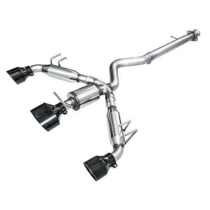 AWE Tuning Track Edition Exhaust with Diamond Black Tips - 2023-2024 Toyota GR Corolla - STREETUNED