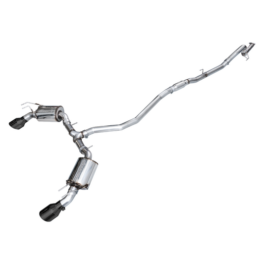 AWE Tuning Touring Edition Catback Exhaust with Dual Diamond Black Tips - 2022-2024 Honda Civic Si FE1 FWD - STREETUNED