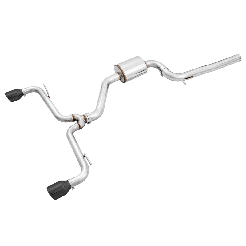 AWE Tuning Track Edition Exhaust w/Diamond Black Tips 102mm - 2015-2019 Volkswagen MK7.5 GTI - STREETUNED
