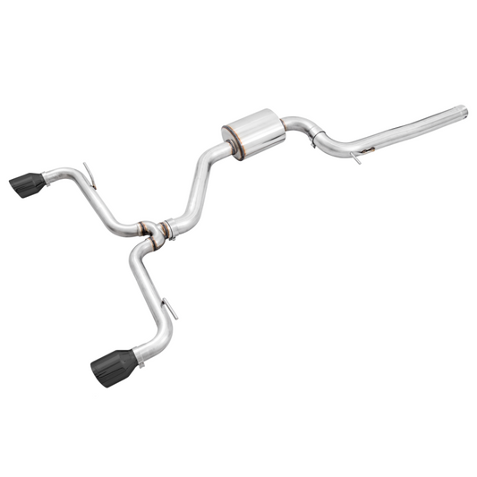 AWE Tuning Track Edition Exhaust w/Diamond Black Tips 102mm - 2015-2019 Volkswagen MK7.5 GTI - STREETUNED