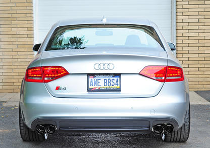 AWE Tuning Touring Edition Exhaust With Diamond Black Tips (90mm) - 2013-2015 Audi B8 / B8.5 S4 3.0T - STREETUNED