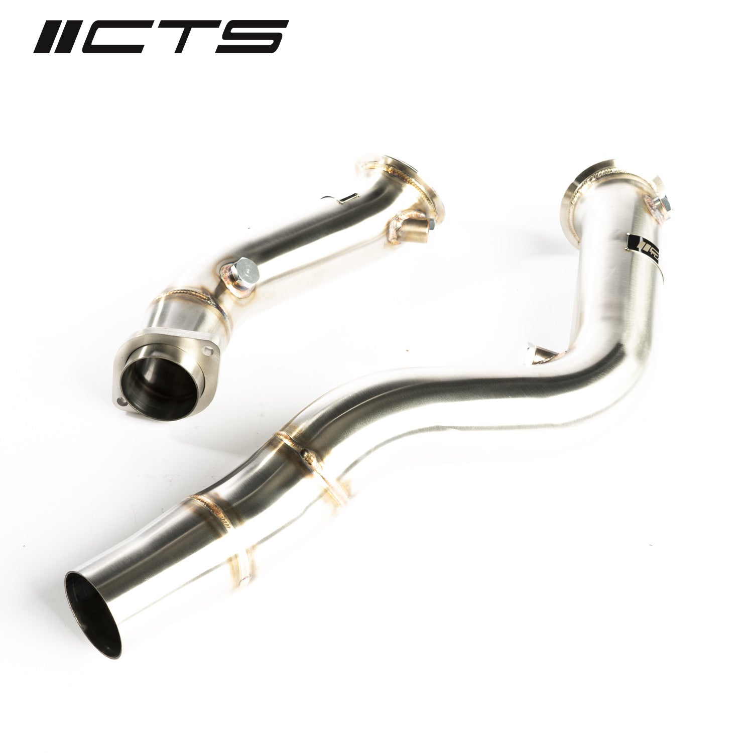 CTS Turbo 3″ Stainless Steel Catless Downpipes - 2015-2021 BMW S55 F80/F82/F87 M3/M4/M2 Competition - STREETUNED
