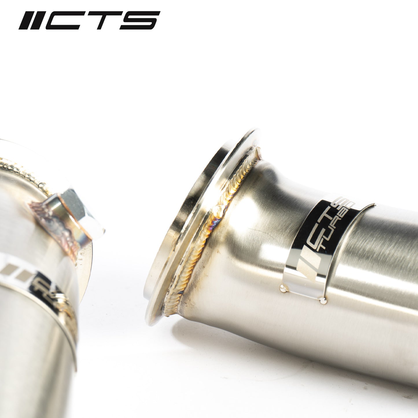 CTS Turbo 3″ Stainless Steel Catless Downpipes - 2015-2021 BMW S55 F80/F82/F87 M3/M4/M2 Competition - STREETUNED