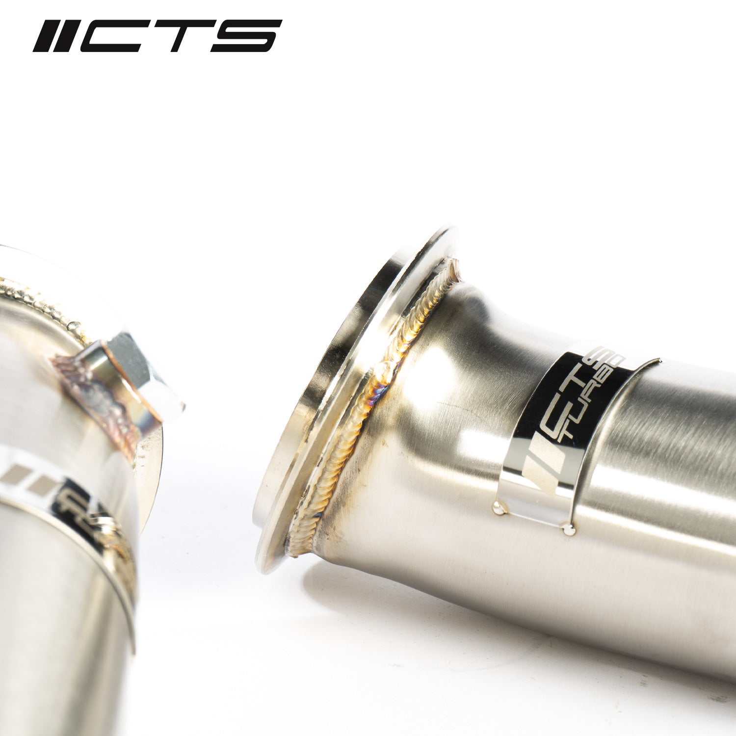 CTS Turbo 3″ Stainless Steel Catless Downpipes - 2015-2021 BMW S55 F80/F82/F87 M3/M4/M2 Competition - STREETUNED