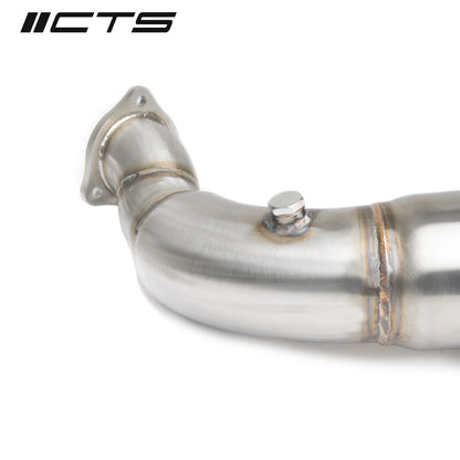 CTS Turbo High-Flow Catted Downpipe - 2018+ Audi B9 RS5 - STREETUNED
