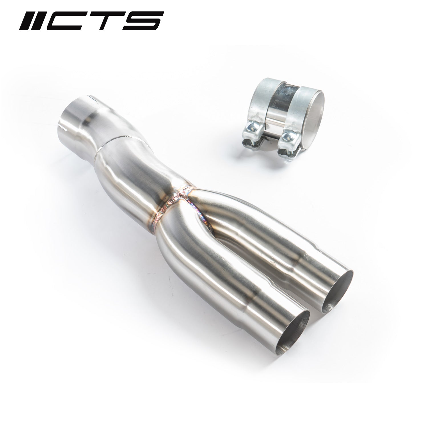 CTS Turbo Single High-Flow Catted Downpipe - 2018+ Audi 8V/8Y RS3/Audi 8S TTRS 2.5T EVO - STREETUNED